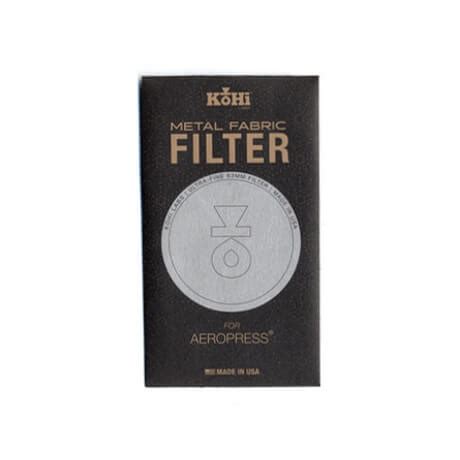 kohi labs metal fabric filter|Just so you know, this isn't AeroPress' first company .